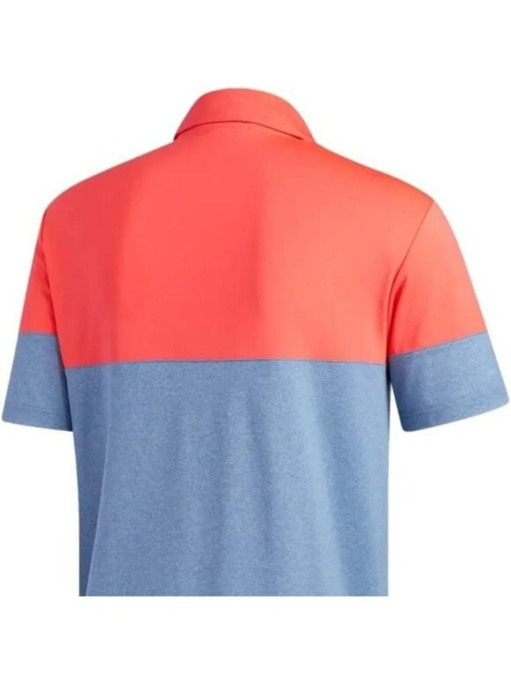 Adidas Golf Ult Blocked Polo, Dark Marine/Shock Red, Size Medium